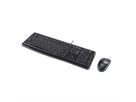 Logitech MK120 Desktop Keyboard m. Kabel USB, quite typing inkl. Optical Mouse