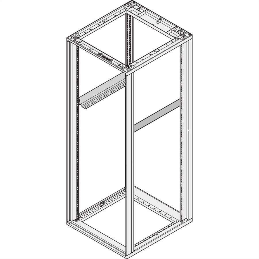 SCHROFF Gleitschiene - 19"GLEITSCHIENEN-SET 500T 2X
