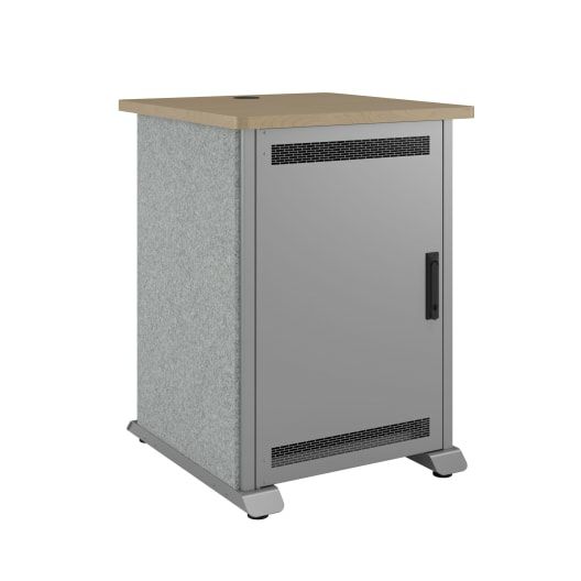 Middle Atlantic Products Forum FMR-1227E1MS Rack 12U Freistehendes Gestell Silber, Grau