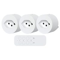 Steffen Prise adaptatrice sans fil, Blanc 1x (max.2500W), avec télécom