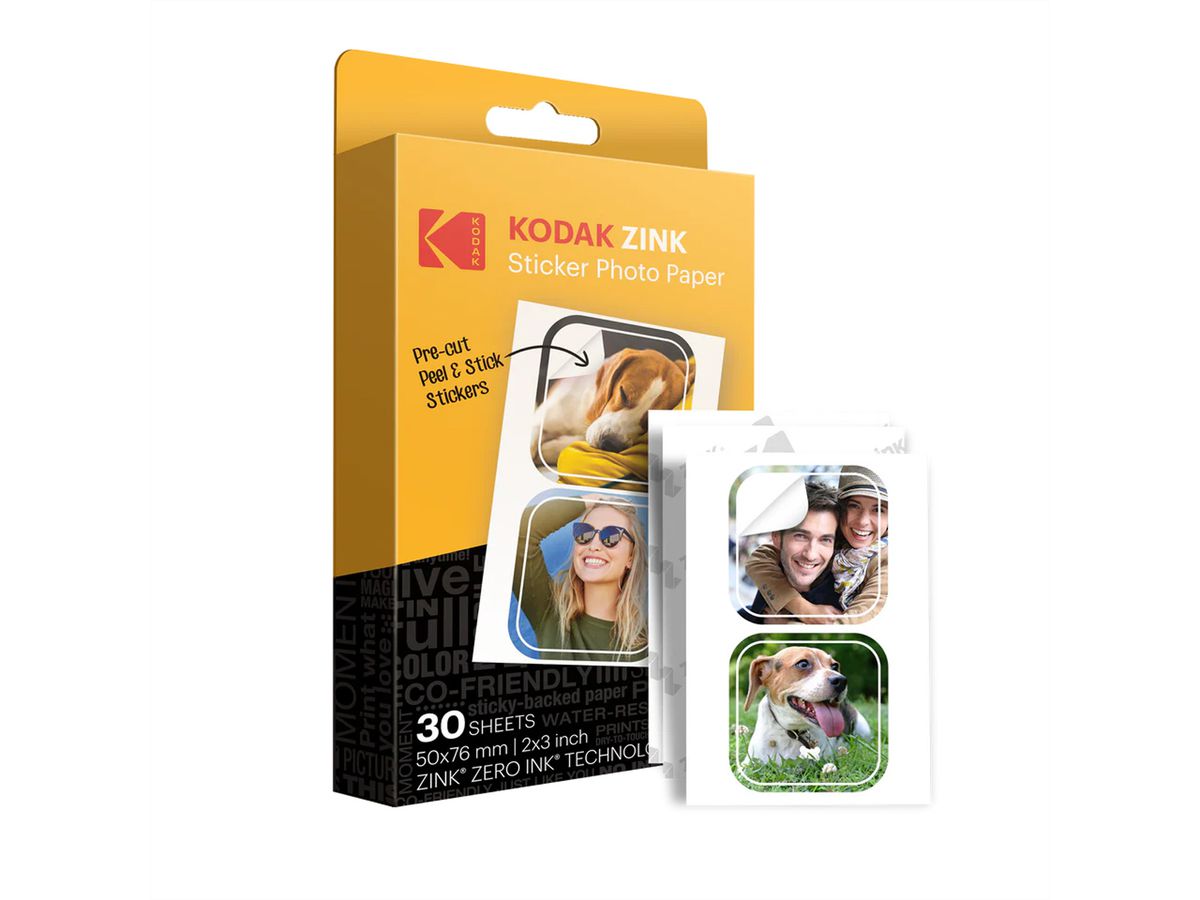 Agfa Zinc Paper Pack 30, 10 Photos 75 x 50mm