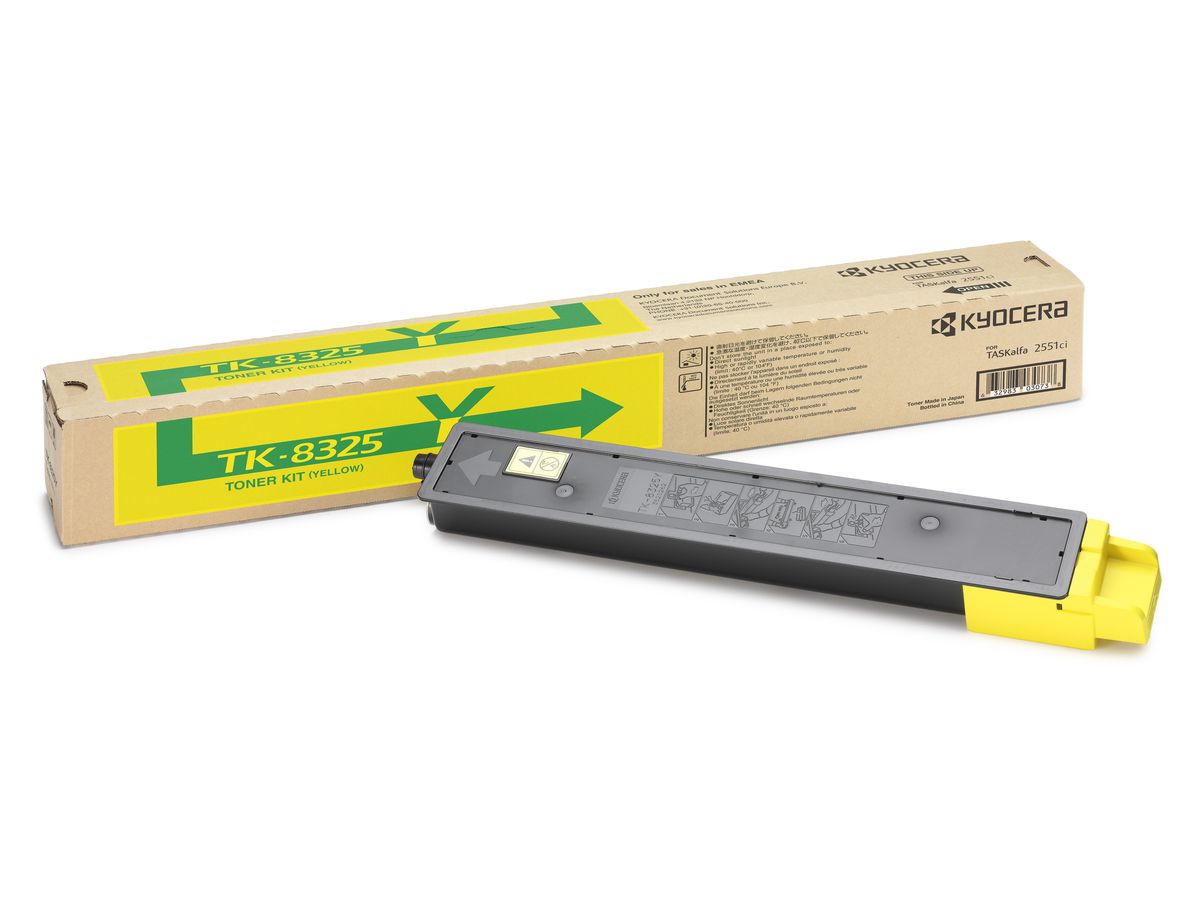 KYOCERA TK-8325Y Cartouche de toner 1 pièce(s) Original Jaune