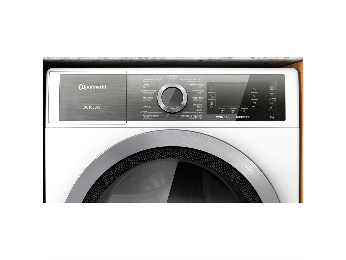 Bauknecht Lave-linge AWH 912S/PRO BP, 9kg, B
