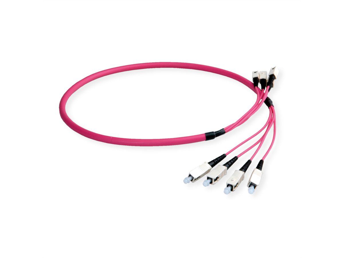 LEONI LWL-Breakoutkabel IVHH 4G 50/125µm OM3, je weiterer m