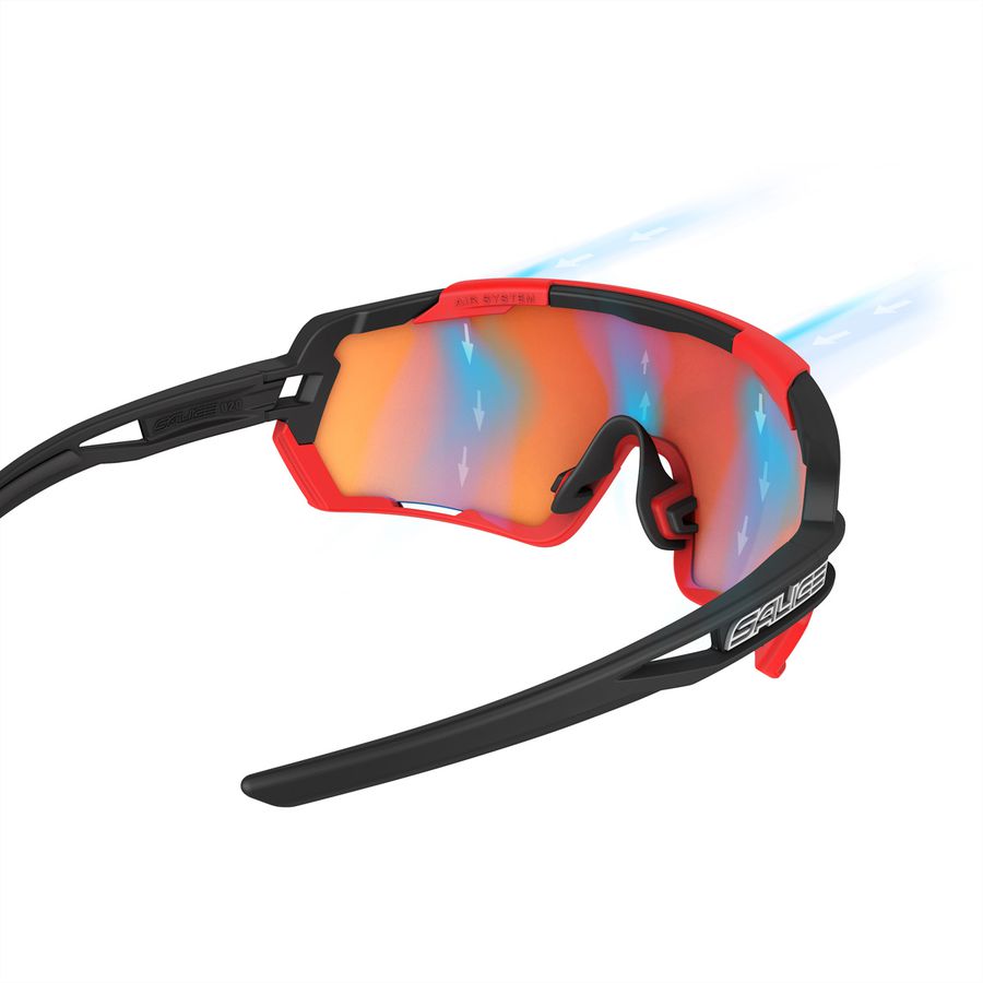 Salice Occhiali Lunettes de sports 020RWX, Black/Red / RW Red