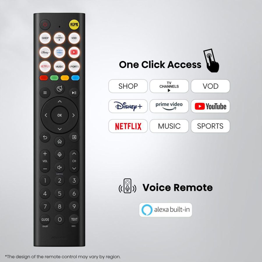 Hisense TV 75E8S 75", Mini-LED 4K, 144Hz, 600 Nits