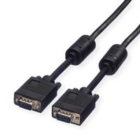 ROLINE SVGA-Kabel HD15 ST - ST mit Ferritkern, 2 m