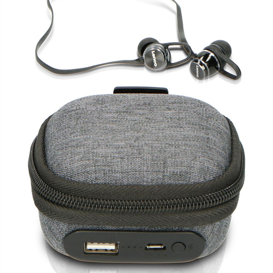 Lenco Bluetooth Kopfhörer EPB-160BK, schwarz,IPX4, mit ladehülle