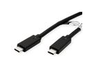 ROLINE Câble compatible USB 3.2 Gen2, C-C, M/M, 4K UHD-1, 10Gbit/s, Emark, 100W, noir, 3 m