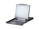 ATEN CL5716iN LCD KVM Switch Over IP, USB-PS/2,VGA , 16-Ports, DE-Layout
