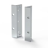 SCHROFF 19"-Winkel Typ F mit / ohne Grifflöcher für Textildichtung - 19"WINKEL 3HE O.GR. 2STK
