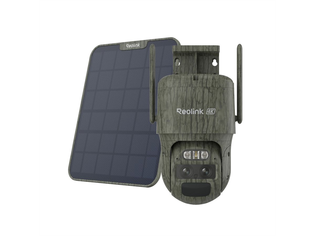 Reolink G770-C Outdoor PTZ-Kamera, 8 MP, 38-108°, IR-LED 30m, inkl. Solar Panel