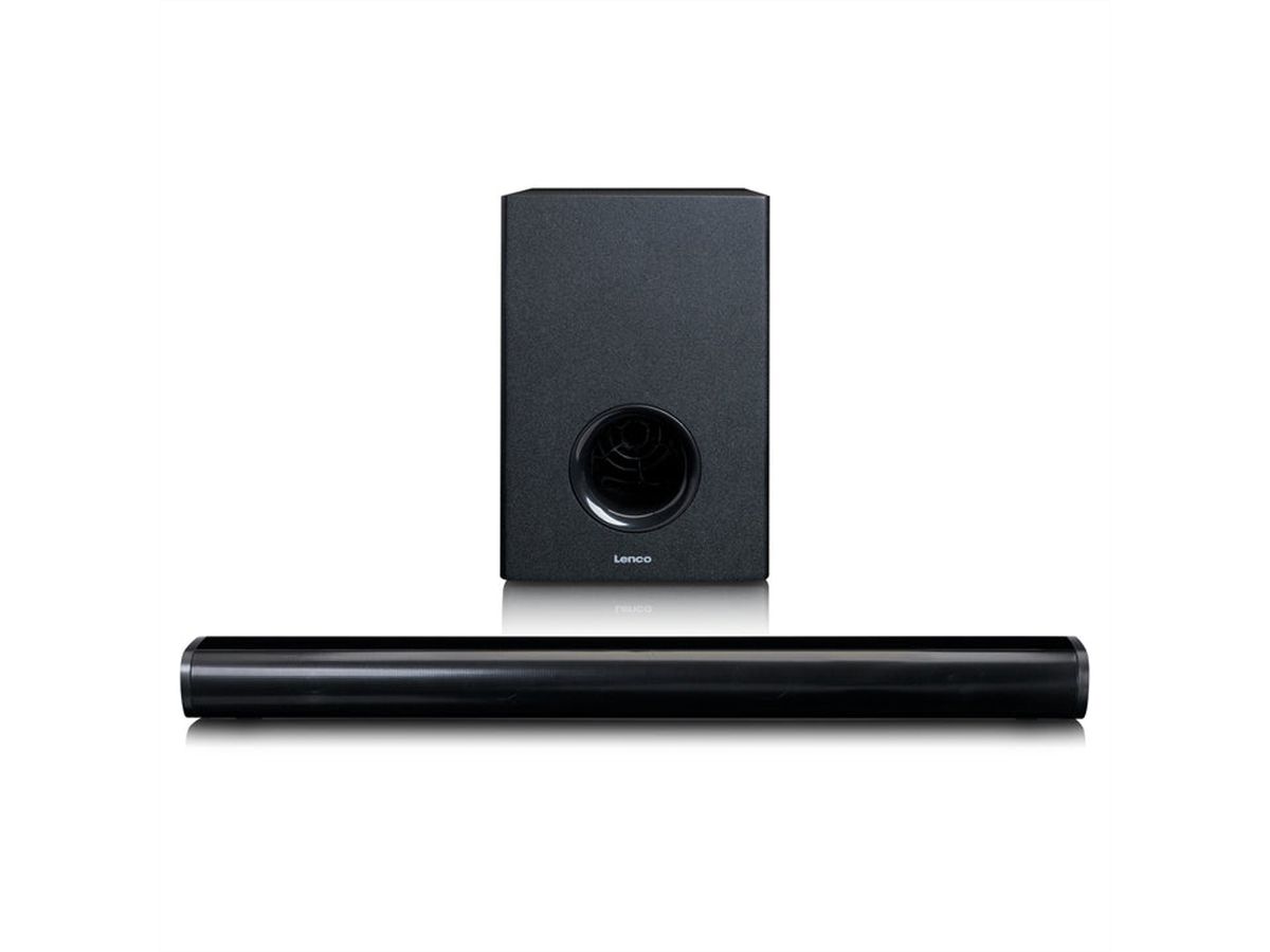 Lenco Soundbar mit subwoofer SBW-801BK, schwarz, HDMI