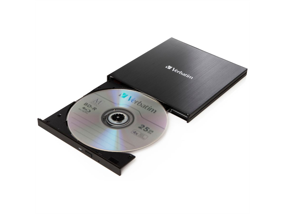 Verbatim Slimline Blu-ray Writer USB-C