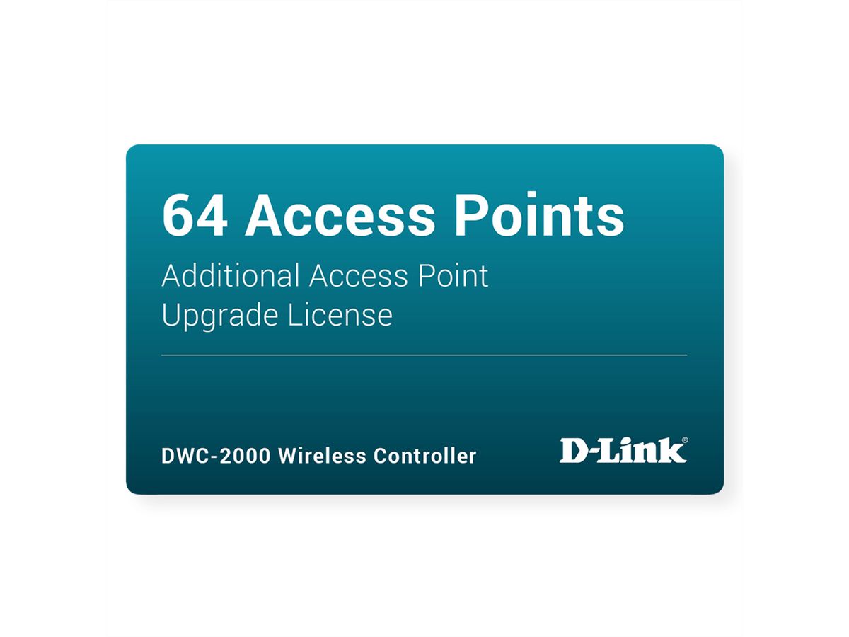 D-Link DWC-2000-AP64-LIC Licence et mise à jour de logiciel