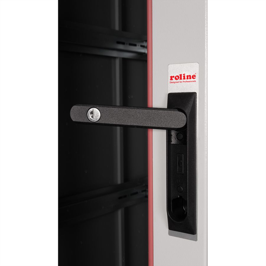 ROLINE 19-Zoll Netzwerkschrank Pro 42 HE, 800x1000 BxT Glastür grau