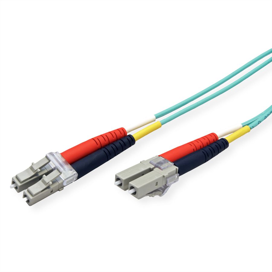 METZ CONNECT OpDAT Patchkabel, LC-D/LC-D OM3, 2 m