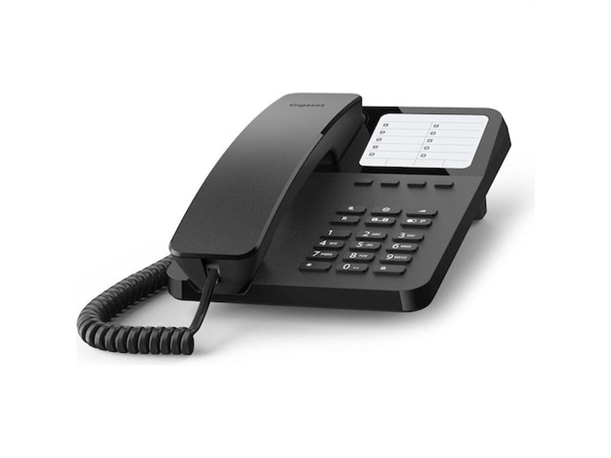 Gigaset Festnetztelefon DESK 400 schwarz