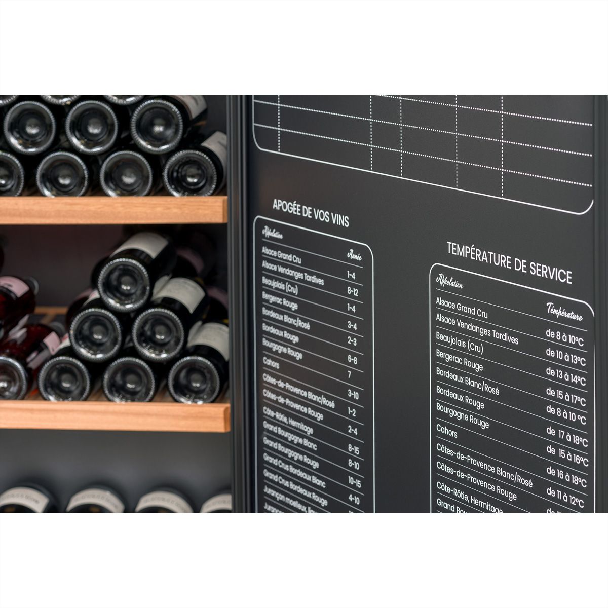 Climadiff Weinkühlschrank RESERVE300XL, Freistehend, 1 Zone, 297 Flaschen