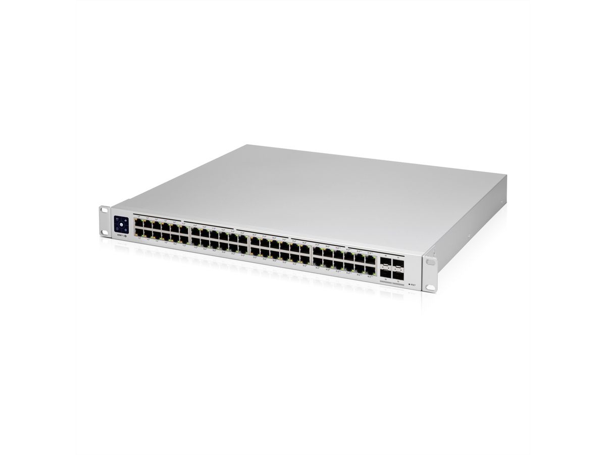 UBIQUITI USW-Pro-48-POE 802.3at/bt Gen2 48-Port PoE Gigabit Switch mit SFP+