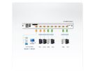 ATEN CL5808N LCD KVM Switch, USB-PS/2, VGA, UK-Layout