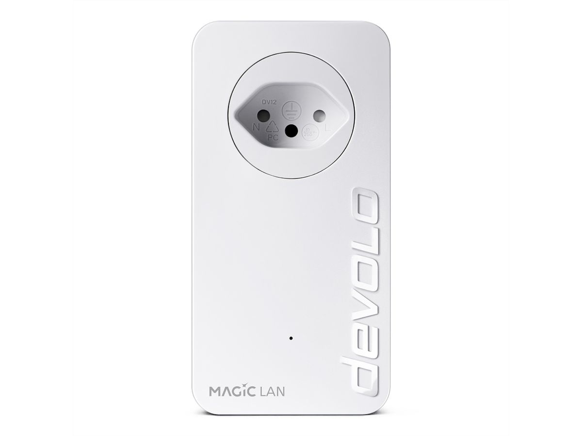 Devolo Powerline Magic 2 LAN, 2400 Mbit/s,1x RJ45, set de 2 pièces