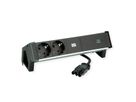 BACHMANN DESK2 ALU BLACK 2x contact de protection USBC