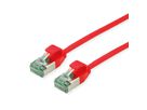 ROLINE RM U/FTP DataCenter Patchkabel Cat.6A (Class EA), slim, rot, 5 m