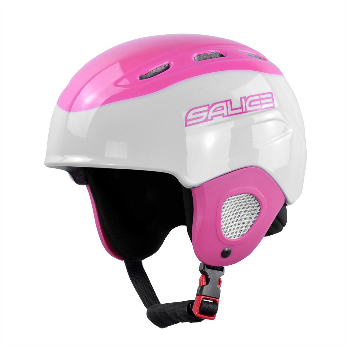 Salice Occhiali Junior Skihelm, One Size 48-56, Fuchsia With Adjuster