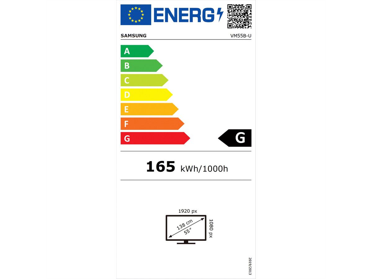 Samsung Videowall Display VM55B-U, 55 " 24/7 1920x1080 FHD 3.5mm