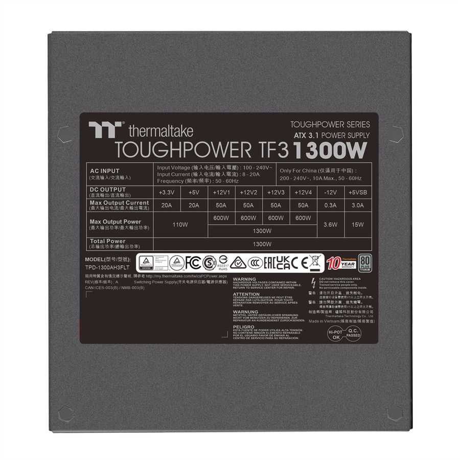Thermaltake Toughpower TF3 1300W Netzteil
