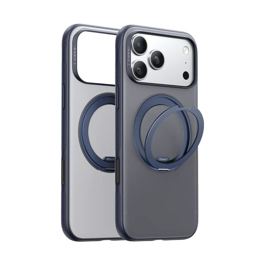 Torras Ostand R Fitness Case, iPhone 17 Pro Max, MagSafe, noir