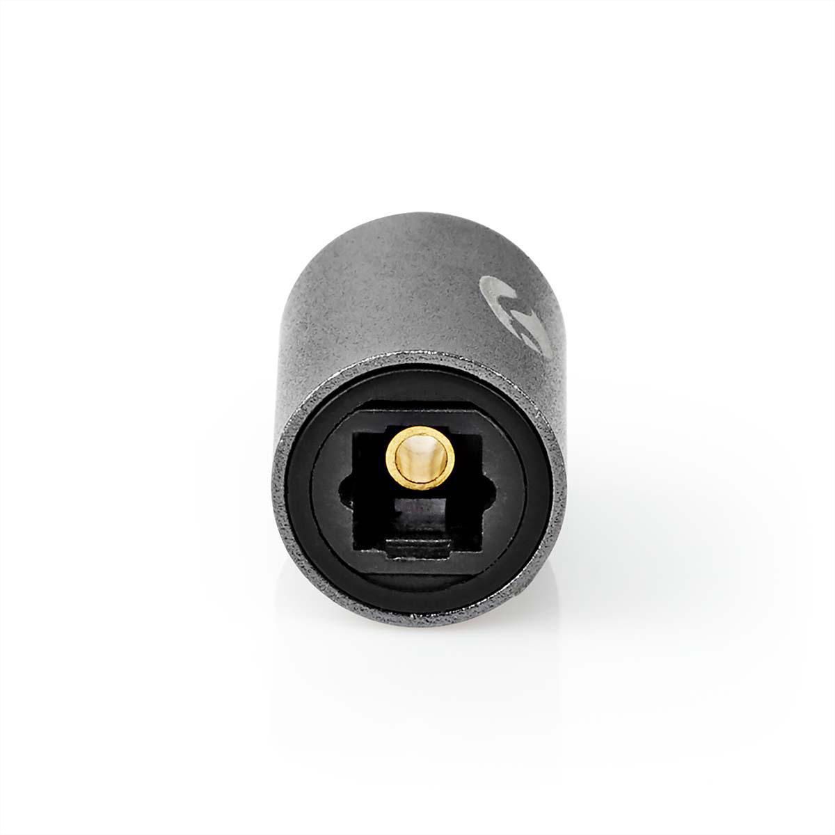 Adaptateur Toslink Nedis, adaptateur de connexion, BU/BU, gris