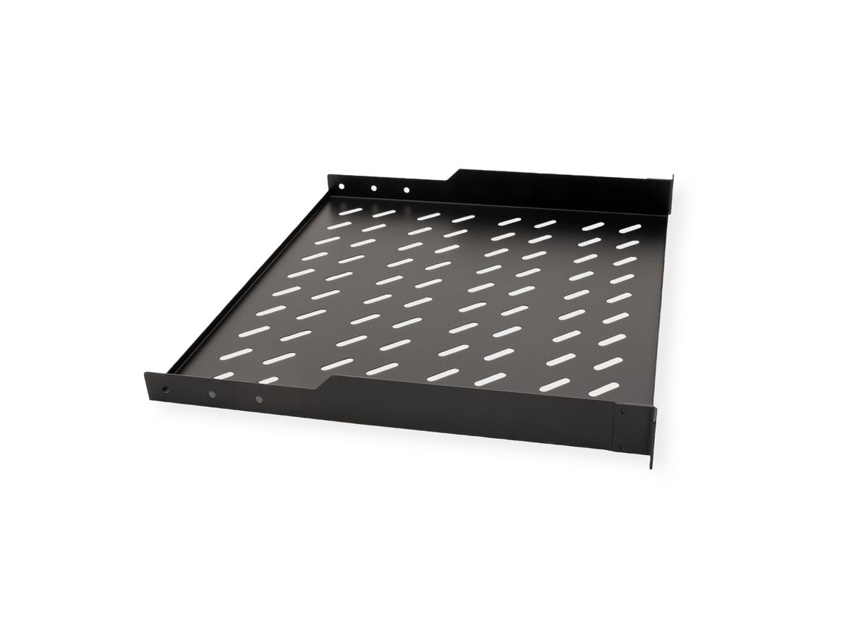 ROLINE 19-Zoll Fachboden 1 HE 400 T, 15kg Tragkraft schwarz
