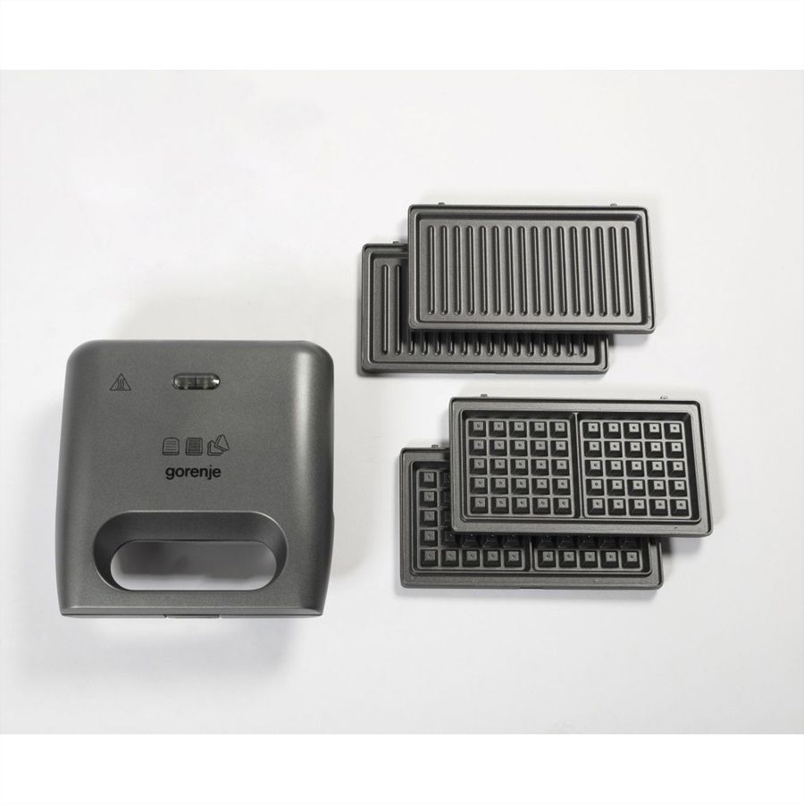 **Retoure**Gorenje Appareil à sandwich SM703GCG, 700 W, argent