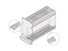 SCHROFF Unité enfichable de type cadre, rail de guidage, 5 paires