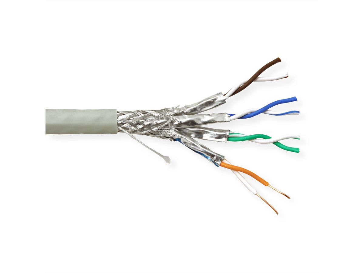 VALUE S/FTP Kabel, Cat.6A (Class EA), Massivdraht, Eca, 300 m