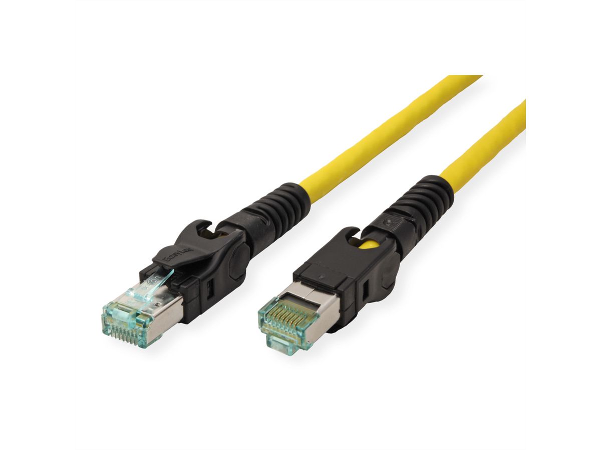 EasyLan VarioBoot Patchkabel Cat.6A, S/FTP, gelb, 3 m