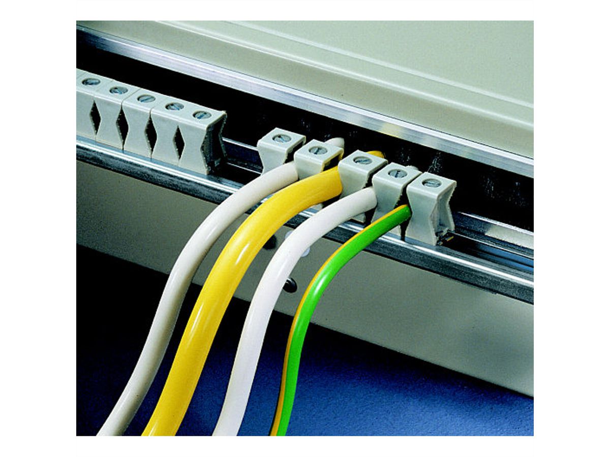 SCHROFF Klemmschellen für 19"-Verteilerbox - NTS KLEMMSCHELLE 14STK
