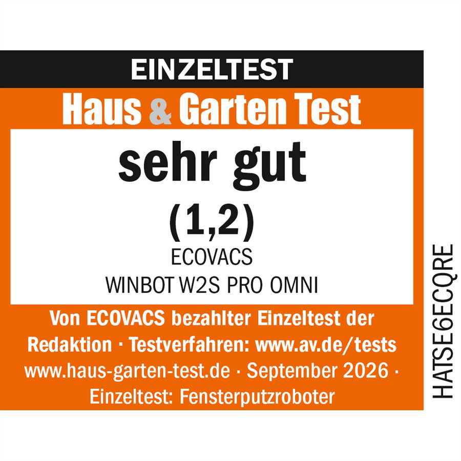 Ecovacs Fensterreiniger WINBOT W2S PRO OMNI, weiß