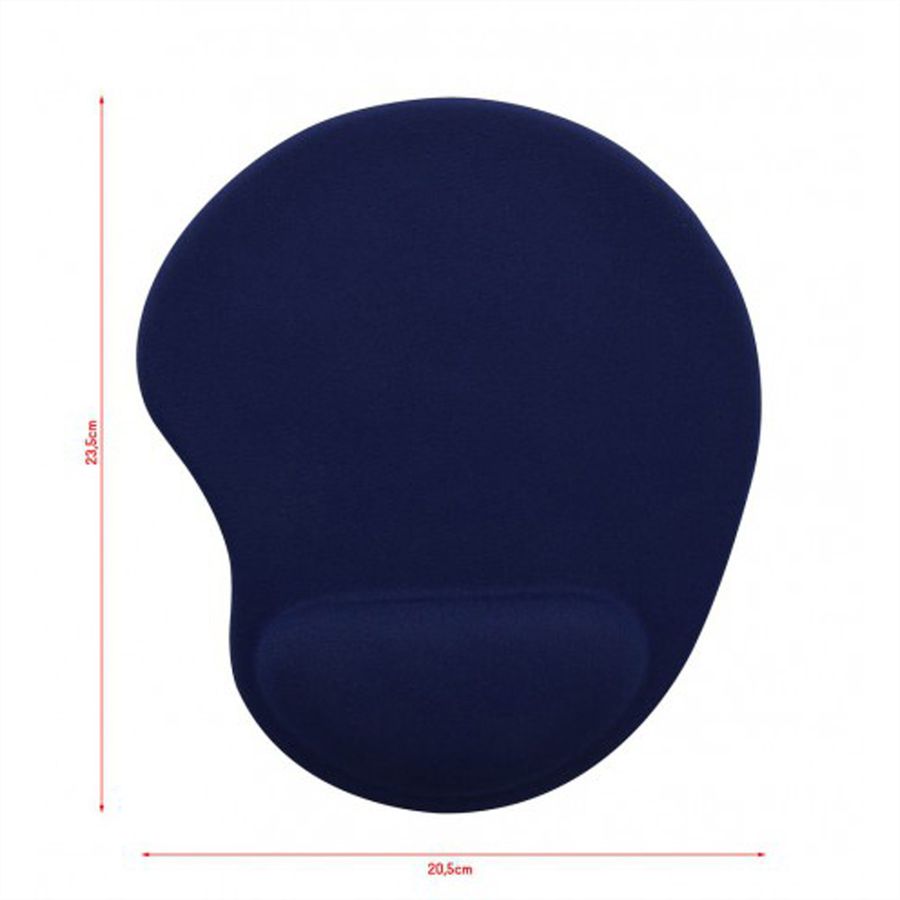 T'NB Ergo Design Mausmatte ergonomisch mit Gel Einsatz, blau