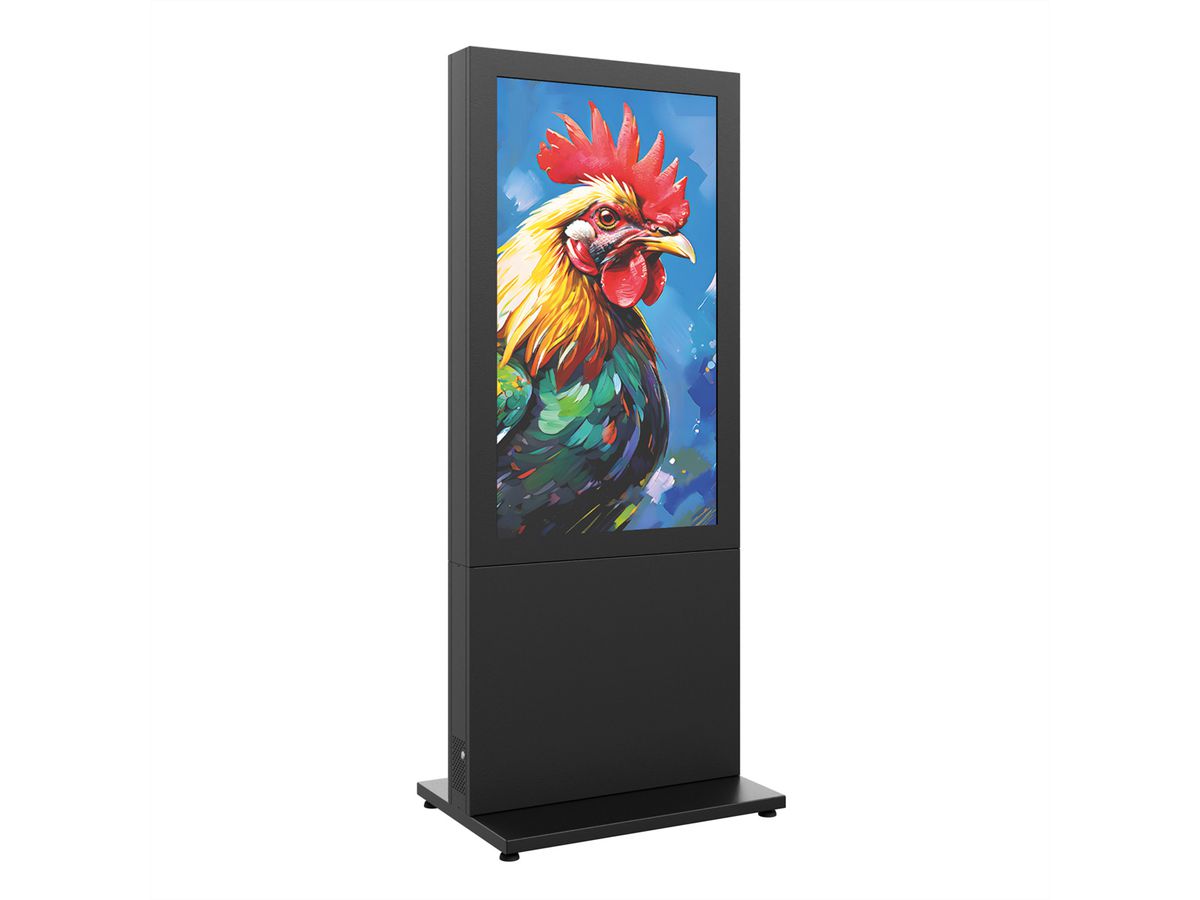 Hagor Indoorstele HP Kiosk 55" FS, Portrait,