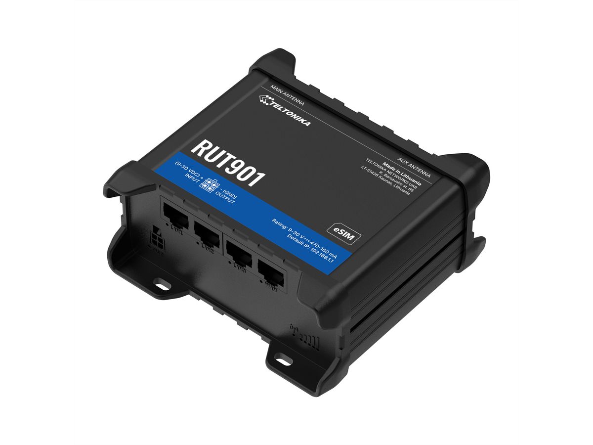 TELTONIKA RUT901 Routeur LTE/4G avec eSIM