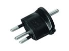 Fix -Adapter D Schutzkontakt / CH 3-polig (T12), Bulk Verpackung, VPE 100 Stück