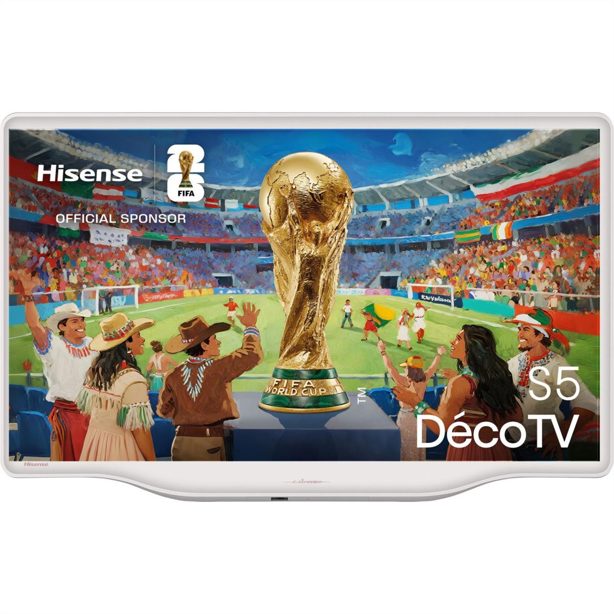 Hisense TV 43S5DQ 43", 4K, 60Hz, Déco TV