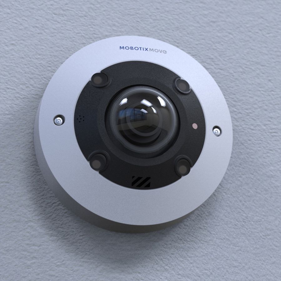 Mobotix Move Indoor Caméra Fisheye 12 MP, 180°/360°, IR-LED à 10m