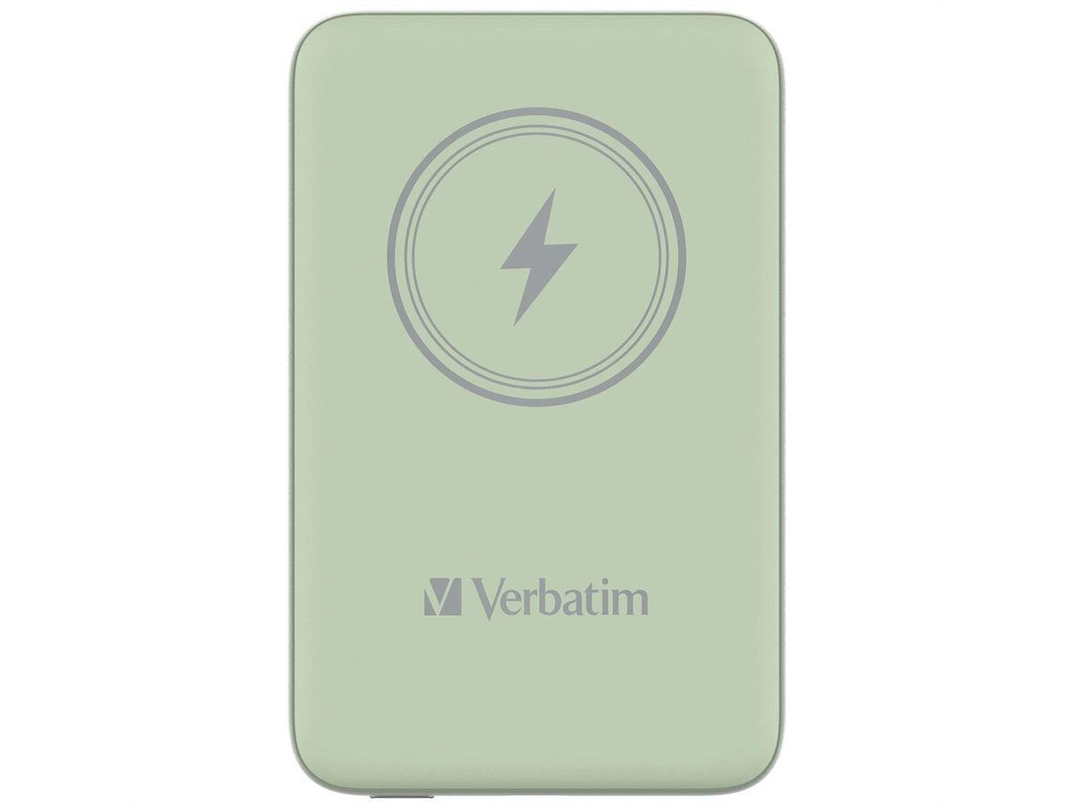 Verbatim Powerbank 10000 mAh Green, 15W, PD20W, USB-C