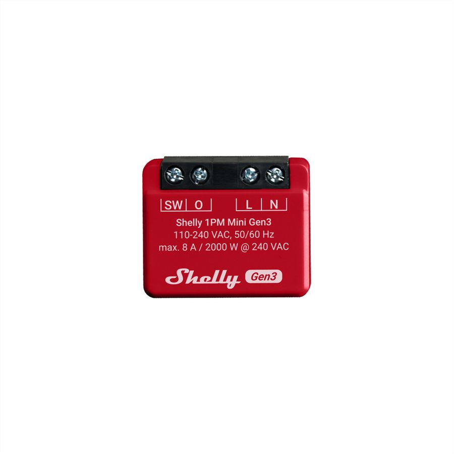 Shelly Acteur de switch 1PM Mini Gen3