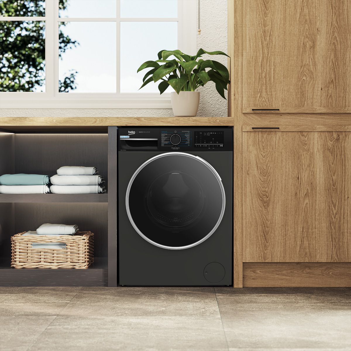Beko lave-linge WM520, 9kg, A-10%, manhattan gray