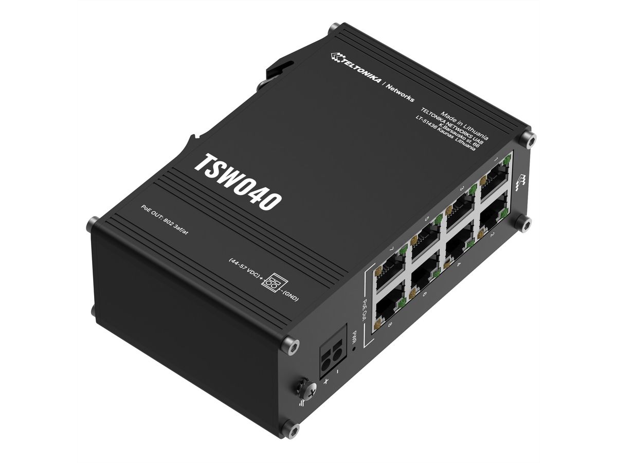 TELTONIKA TSW040 Switch PoE+ à 8 ports